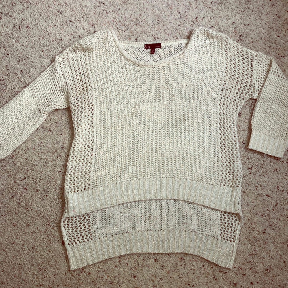 Beige semi sparkly Top